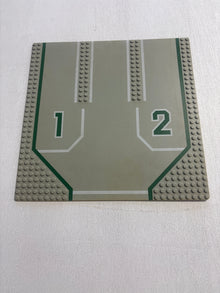 Part 6100px2 - Baseplate, Road 32 x 32 with 3 Driveways, Open Outer Lanes with 1,2 Pattern (6382-1983)