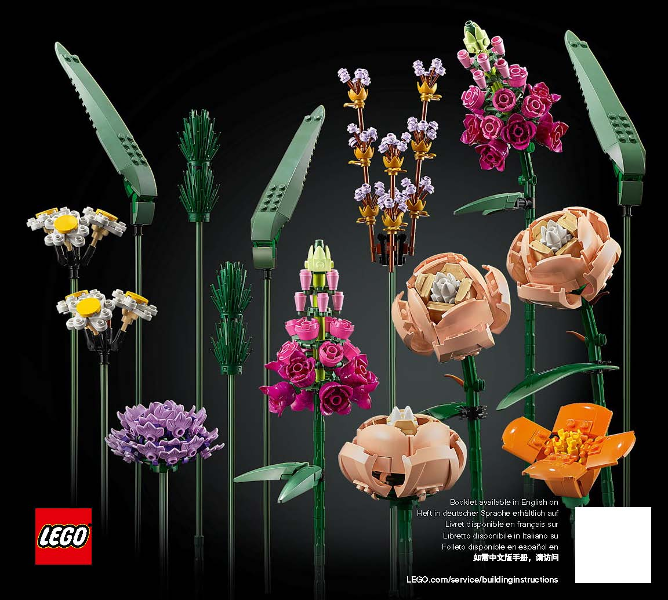 Instruction 10280 - Flower Bouquet - De BrickPlaats
