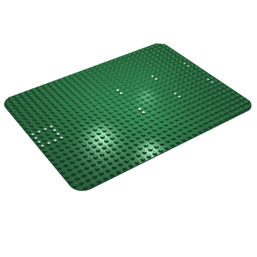 Part 10p05 - Baseplate 24 x 32 with Set 351/545 Dots Pattern - De BrickPlaats