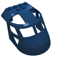 Part 11293 - Aircraft Fuselage Forward Top Curved 6 x 8 x 4 - De BrickPlaats
