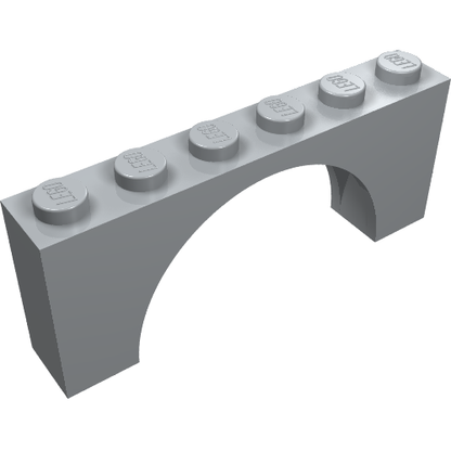 Part 12939 - Arch 1 x 6 x 2 - Thin Top without Reinforced Underside - De BrickPlaats