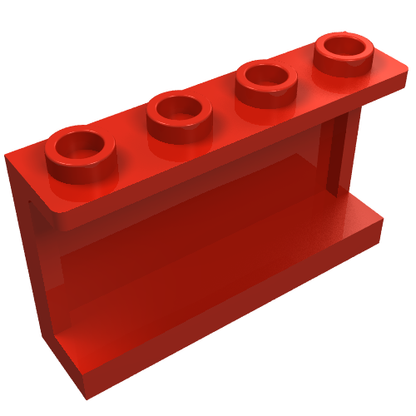 Part 14718 - Panel 1 x 4 x 2 with Side Supports - Hollow Studs - De BrickPlaats