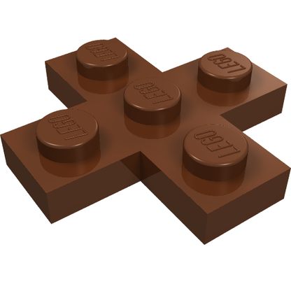 Part 15397 - Plate, Modified 3 x 3 Cross - De BrickPlaats