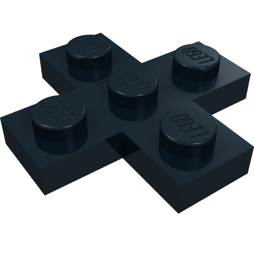 Part 15397 - Plate, Modified 3 x 3 Cross - De BrickPlaats