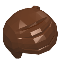 Part 15443 - Minifigure, Hair Short with 2 Locks on Left Side - De BrickPlaats
