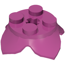 Part 15469 - Plant Leaves 2 x 2 with 4 Petals and Axle Hole - De BrickPlaats