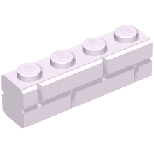 Part 15533 - Brick, Modified 1 x 4 with Masonry Profile - De BrickPlaats