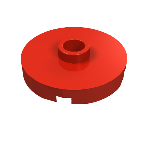 Part 18674 - Tile, Round 2 x 2 with Open Stud - De BrickPlaats