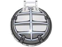 Part 18675pb10 - Dish 6 x 6 Inverted with Bar Handle with Ninjago Mech Cockpit Pattern - De BrickPlaats