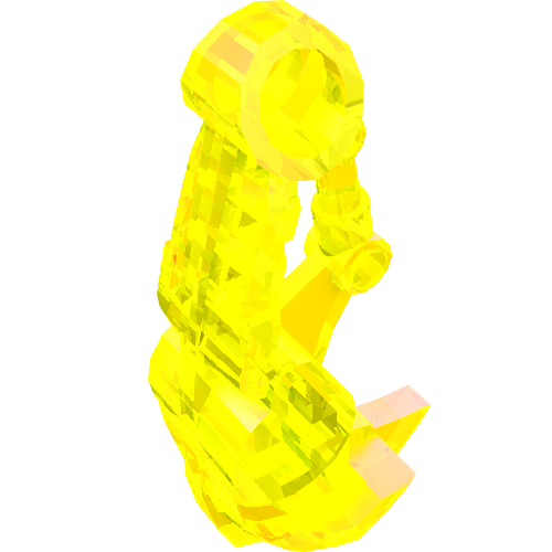 Part 19050 - Bionicle Head Connector Block Eye/Brain Stalk (Toa Okoto) - De BrickPlaats