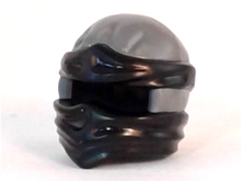 Part 19857pb08 - Minifigure, Headgear Ninjago Wrap Type 2 with Molded Black Wraps and Knot Pattern - De BrickPlaats