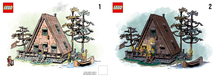 Instruction 21338 - A-Frame Cabin - De BrickPlaats