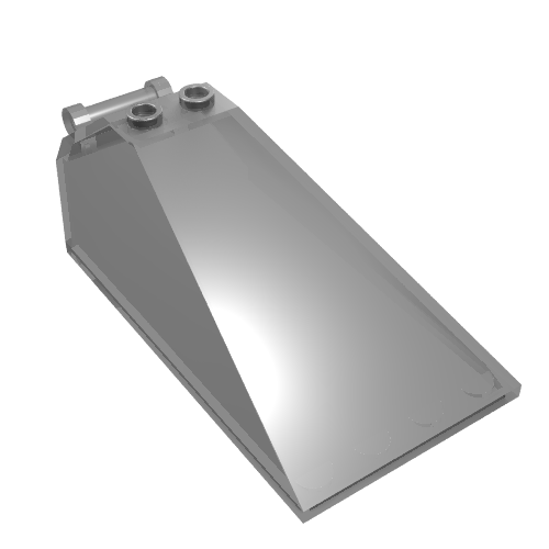 Part 21849 - Windscreen 8 x 4 x 2 with 2 Studs and Bar Handle - De BrickPlaats