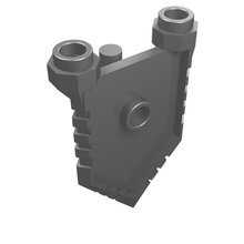 Part 22408 - Minifigure, Shield Pentagonal with Grooved Edges - De BrickPlaats