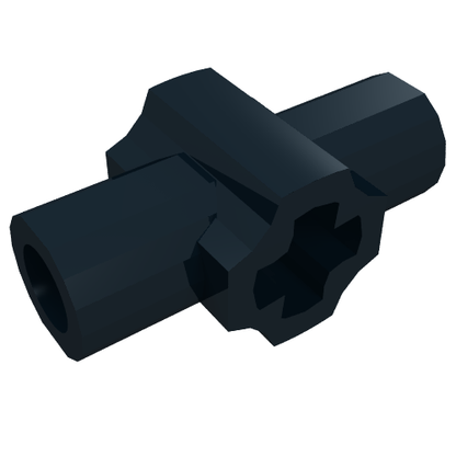Part 24122 - Technic, Axle Connector Hub with Two Bar Holders Perpendicular (Lightsaber Hilt) - De BrickPlaats