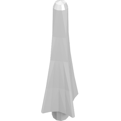 Part 24482 - Minifigure, Weapon Spear Tip with Fins - De BrickPlaats