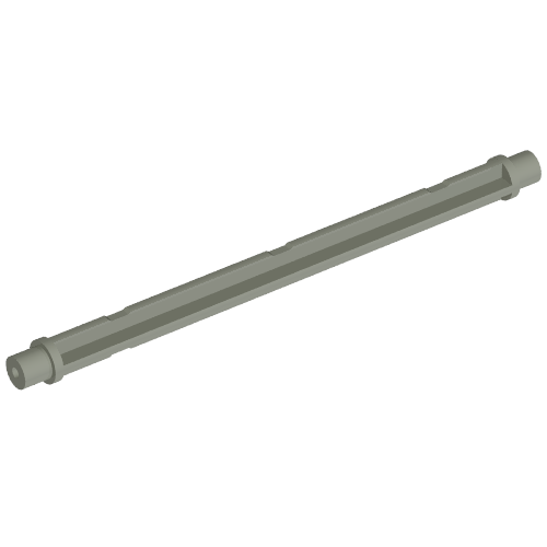 Part 2497 - Vehicle, Brush Axle 1 x 8 - De BrickPlaats