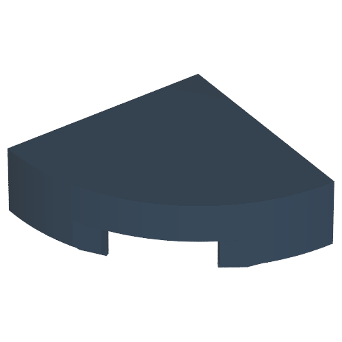 Part 25269 - Tile, Round 1 x 1 Quarter - De BrickPlaats