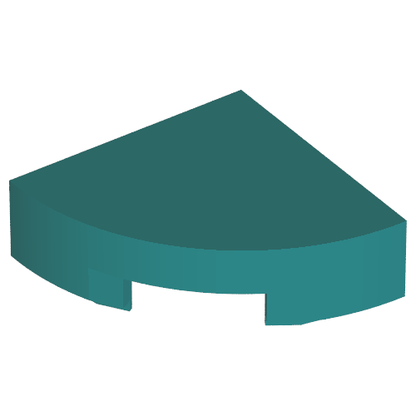 Part 25269 - Tile, Round 1 x 1 Quarter - De BrickPlaats