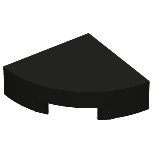 Part 25269 - Tile, Round 1 x 1 Quarter - De BrickPlaats