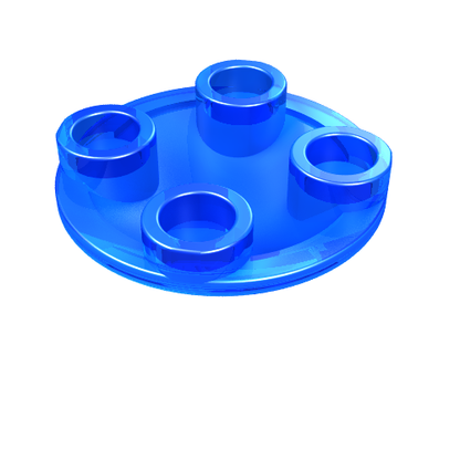 Part 2654 - Plate, Round 2 x 2 with Rounded Bottom (Boat Stud) - De BrickPlaats