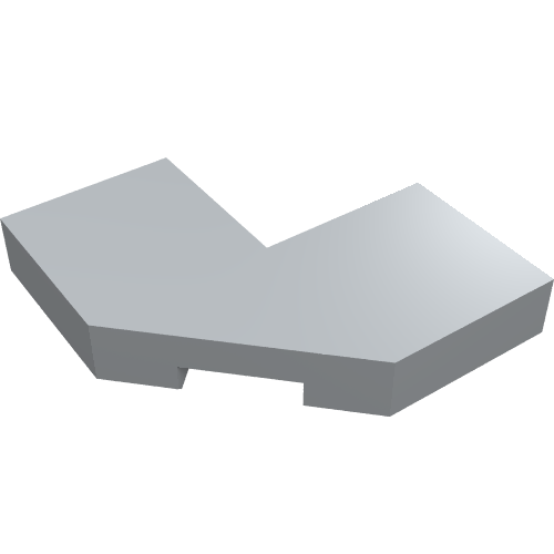 Part 27263 - Tile, Modified Facet 2 x 2 - De BrickPlaats