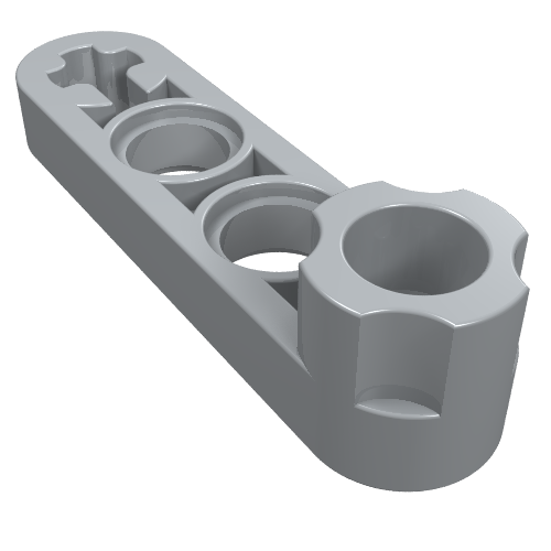Part 2825 - Technic, Liftarm, Modified Stud Connector Thin 1 x 4 - De BrickPlaats