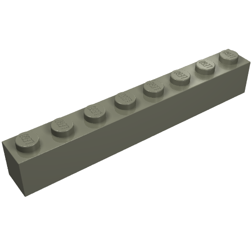 Part 3008 - Brick 1 x 8 - De BrickPlaats