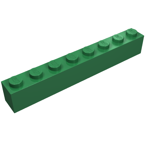 Part 3008 - Brick 1 x 8 - De BrickPlaats