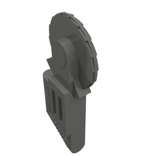 Part 30194 - Minifigure, Utensil Tool Circular Blade Saw - De BrickPlaats