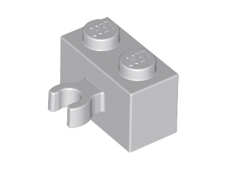 Part 30237b - Brick, Modified 1 x 2 with Open O Clip Thick (Vertical Grip) - De BrickPlaats