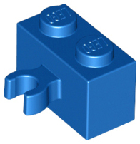 Part 30237b - Brick, Modified 1 x 2 with Open O Clip Thick (Vertical Grip) - De BrickPlaats
