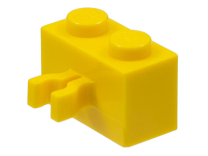 Part 30237u - Brick, Modified 1 x 2 with Clip (Vertical Grip) (Undetermined Type) - De BrickPlaats