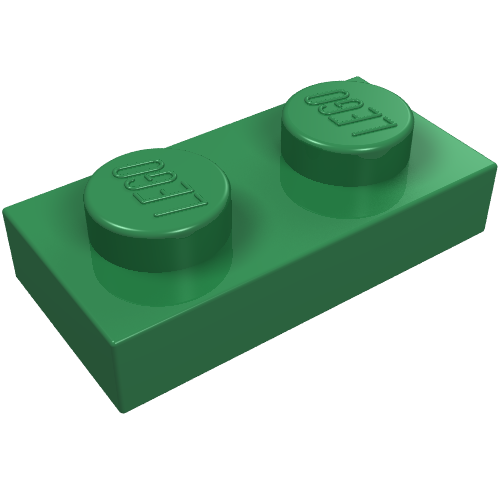 Part 3023 - Plate 1 x 2 - De BrickPlaats
