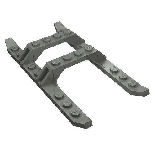 Part 30248 - Helicopter Sled Rails 12 x 6 - De BrickPlaats