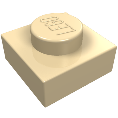 Part 3024 - Plate 1 x 1 - De BrickPlaats