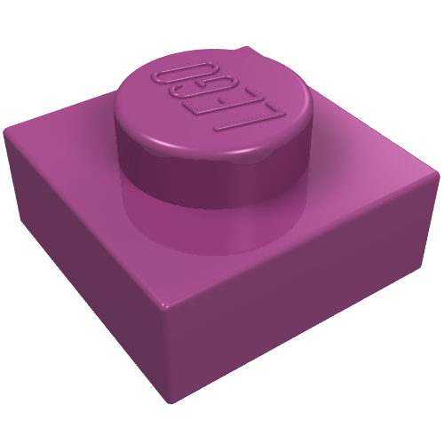Part 3024 - Plate 1 x 1 - De BrickPlaats