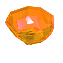 Part 30294 - Rock 4 x 4 Octagonal Boulder, Bottom - De BrickPlaats