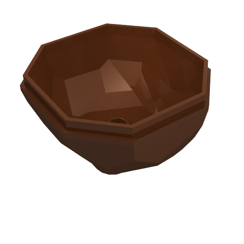 Part 30294 - Rock 4 x 4 Octagonal Boulder, Bottom - De BrickPlaats