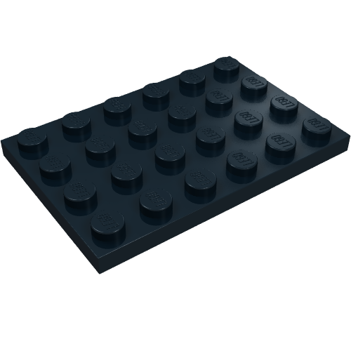 Part 3032 - Plate 4 x 6 - De BrickPlaats