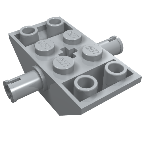Part 30390 - Slope, Inverted 45 4 x 2 Double with Pins - De BrickPlaats