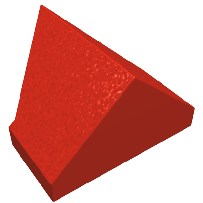 Part 3049b - Slope 45 2 x 1 Double / Inverted - without Bottom Tube or Bottom Stud Holder - De BrickPlaats