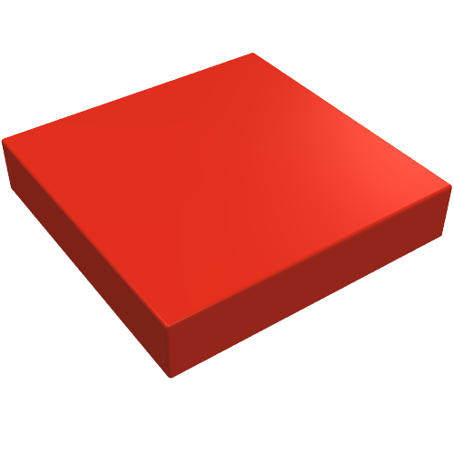 Part 3068a - Tile 2 x 2 without Groove - De BrickPlaats