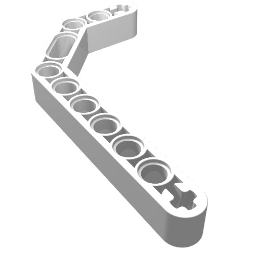 Part 32009 - Technic, Liftarm, Modified Bent Thick 1 x 11.5 Double - De BrickPlaats
