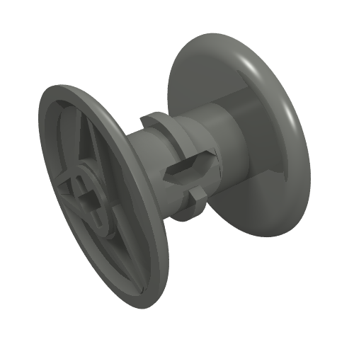 Part 32012 - String Reel 3 x 2 x 3 Drum with Axle Hole - De BrickPlaats