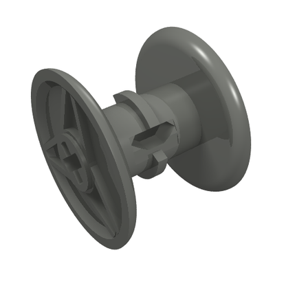 Part 32012 - String Reel 3 x 2 x 3 Drum with Axle Hole - De BrickPlaats