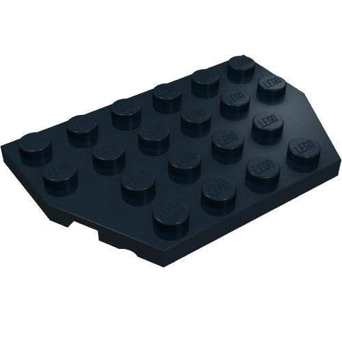 Part 32059 - Wedge, Plate 4 x 6 Cut Corners - De BrickPlaats