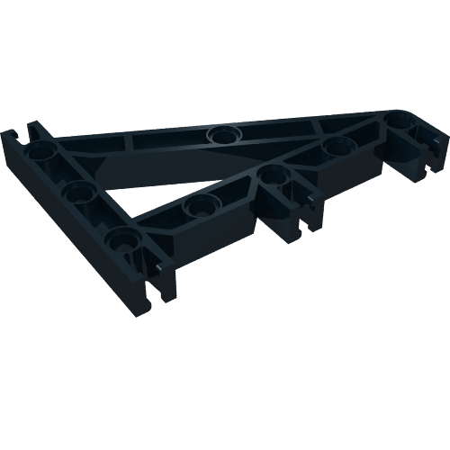 Part 32214 - Znap Beam 9, 8 Holes, Triangular - De BrickPlaats