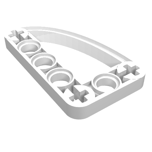 Part 32250 - Technic, Liftarm, Modified L-Shape Quarter Ellipse Thin 3 x 5 - De BrickPlaats