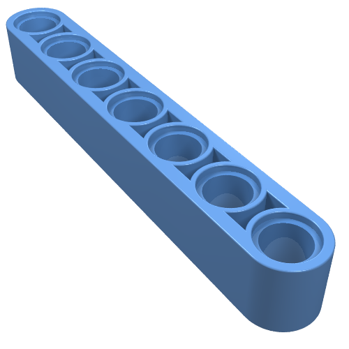 Part 32524 - Technic, Liftarm Thick 1 x 7 - De BrickPlaats